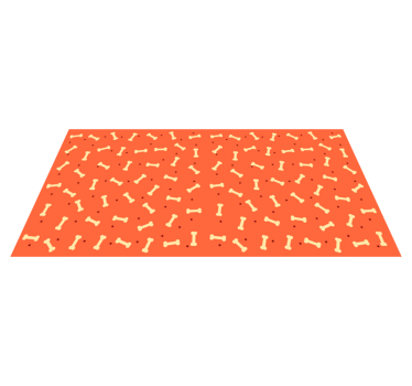 Gule hundebein dyrematte - Tenstickers