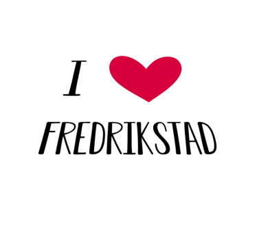 Jeg elsker fredrikstad nordiske vinyl teppe - Tenstickers