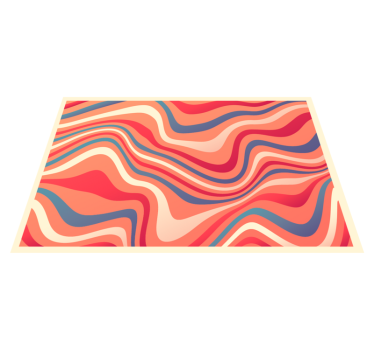 Moderne kunst striper moderne vinyl teppe - Tenstickers