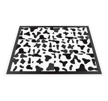 Ku fliser dyre trykk vinyl teppe - Tenstickers