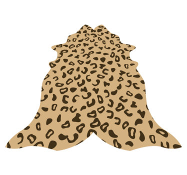 Leopard trykk dyre trykk vinyl teppe - Tenstickers