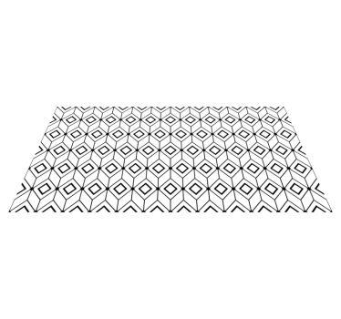 Athen geometrisk fliseffekt vinyl teppe - Tenstickers