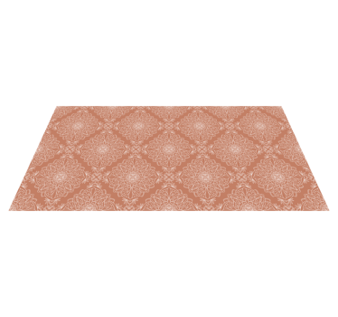 Terracotta fliseffekt vinyl teppe - Tenstickers