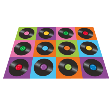 Kjøkken vinyl diskplater vinyl teppe - Tenstickers