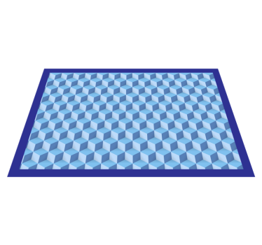 3d kuber kjøkkengulv - Tenstickers