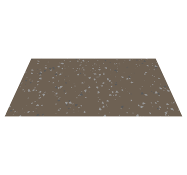 vinyl teppe i brunt og grått terrazzo - Tenstickers