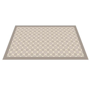 Sementbeige fliser flisematte - Tenstickers