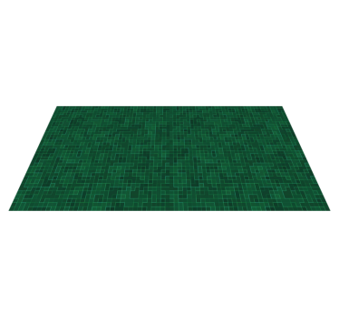 Abstrakt lysegrønn mosaikk hydrauliske vinylteppe - Tenstickers