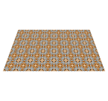 Fliser i sementstil hydrauliske vinylteppe - Tenstickers