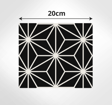 Sorte og hvite geometriske diamanter geometriske tepper - Tenstickers