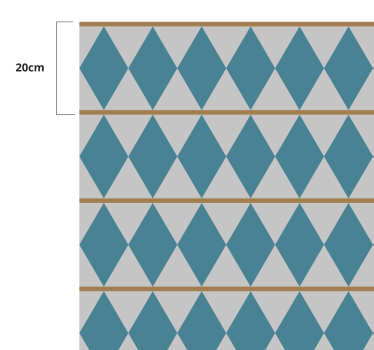 Sverige design geometrisk vinyl teppe - Tenstickers