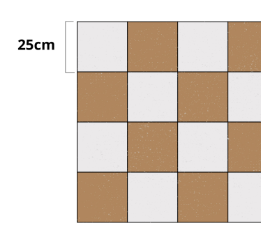 Kosmopolitisk rutete stil geometriske vinyl teppe - Tenstickers