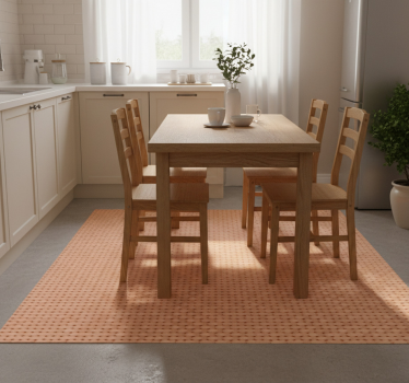 Beige tekstil vinyl teppe kjøkken - Tenstickers