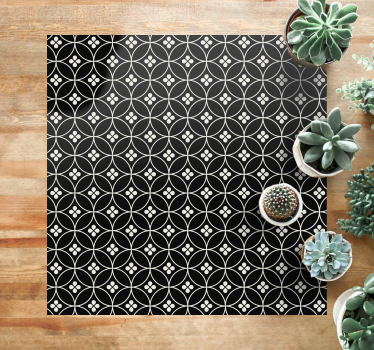 Blomsterfliser blomsterteppe - Tenstickers