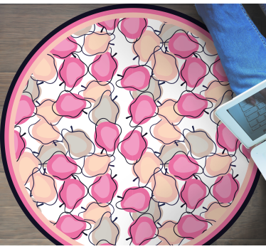 Blush fruktarrangement vinyl teppe kjøkken - Tenstickers