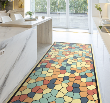 Fargerik mosaikkflisematte - Tenstickers