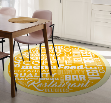 Forskjellige kjøkken sitater vinyl teppe - Tenstickers