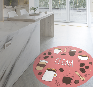 Forskjellige kopper kaffe moderne tepper - Tenstickers