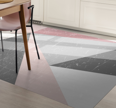Geometriske trekantede geometriske vinyl teppe - Tenstickers