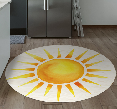 Kjøkken nordisk hot sun nordisk stil vinyl teppe - Tenstickers