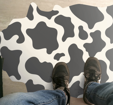 Koformet vinyl teppe med dyreprint - Tenstickers