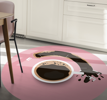 Kraftig kaffekoppmal moderne tepper - Tenstickers