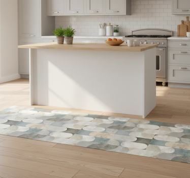 Moderne pille mosaikk vinyl teppe kjøkken - Tenstickers