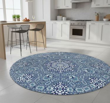 Mosaikk mandala vinyl teppe kjøkken - Tenstickers