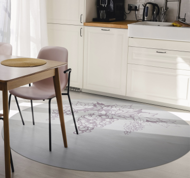 Retro druer naturteppe - Tenstickers