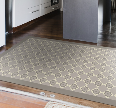 Sementbeige fliser flisematte - Tenstickers