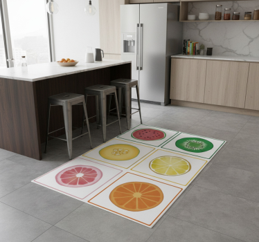 Sliced fruit vinyl teppe kjøkken - Tenstickers