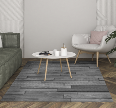 Store treplanker tekstur treffekt vinylgulv - Tenstickers