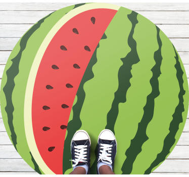 Stykke vannmelon kjøkken vinylteppe - Tenstickers
