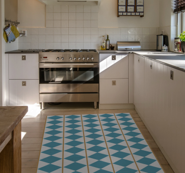 Sverige design geometrisk vinyl teppe - Tenstickers