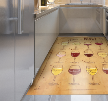 Type viner beige skreddersydde tepper - Tenstickers