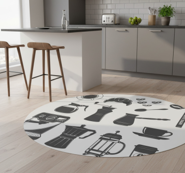 Vinyl teppe kjøkken kaffemeny - Tenstickers
