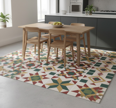 Vinyl teppe kjøkken stjerner sementdesign - Tenstickers