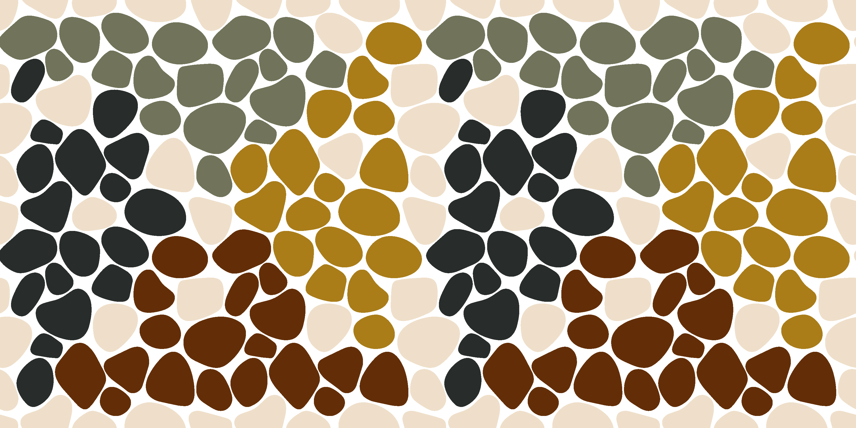 Fargerikt steintema bad vinyl teppe - Tenstickers