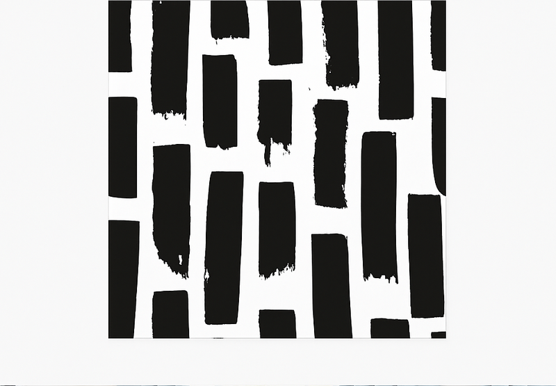 Moderne malingstrøk Vinyl teppe firkant - Tenstickers