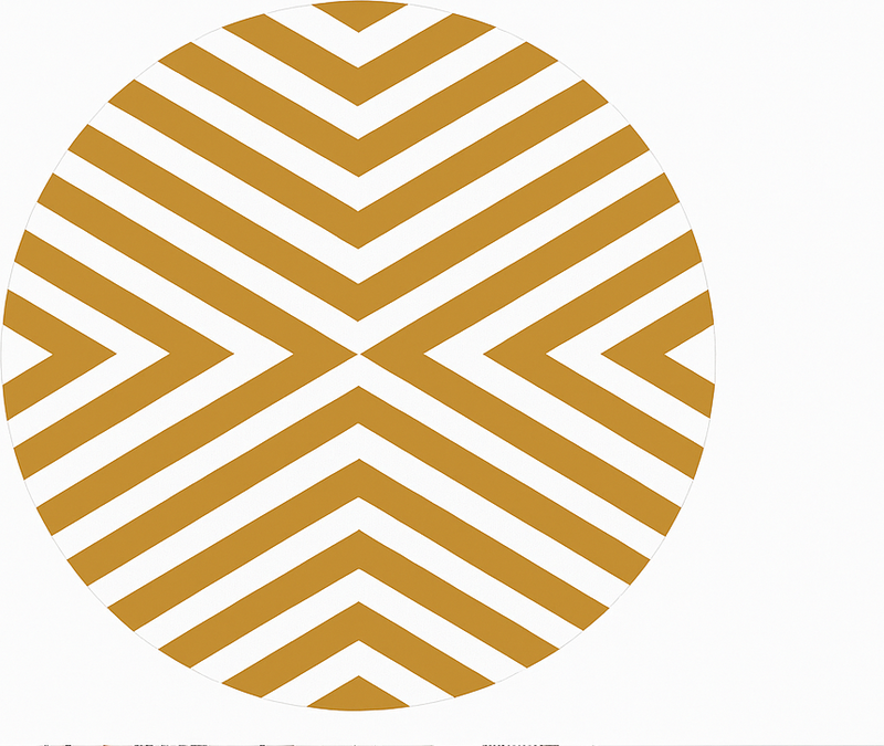 Senneps chevronmønster vinyl teppe spiserom - Tenstickers