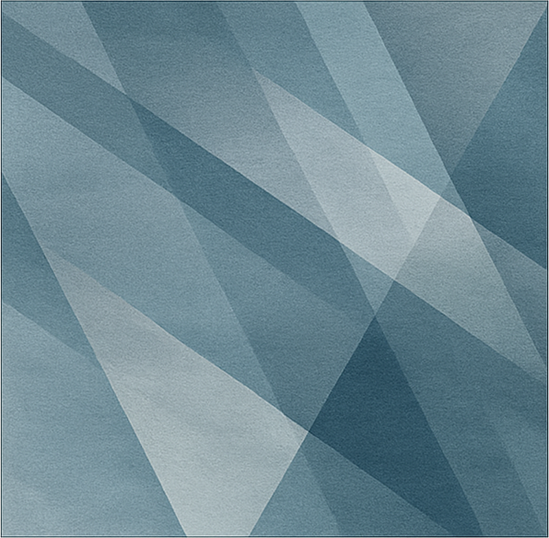 Abstrakt geometrisk gradient vinyl teppe spiserom - Tenstickers