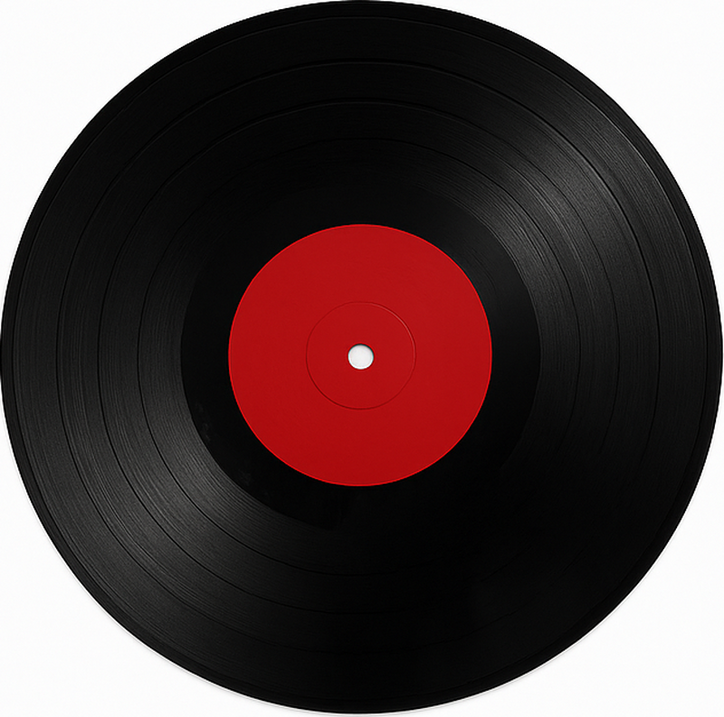 Gigantisk vinylplate vinyl teppe spiserom - Tenstickers