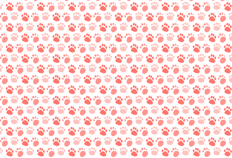 Vinyl teppe dyr hundepote spor - Tenstickers