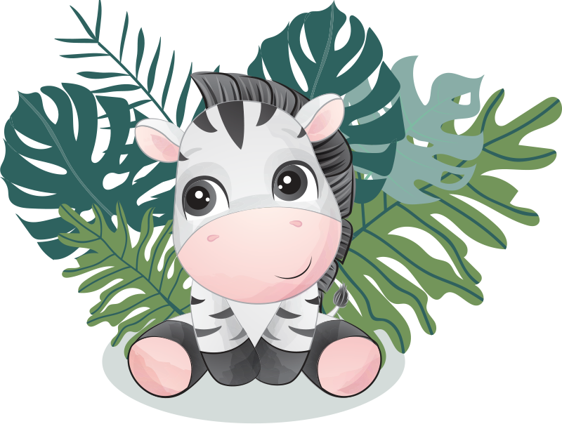 Vinyl teppe dyr vill afrika zebra - Tenstickers