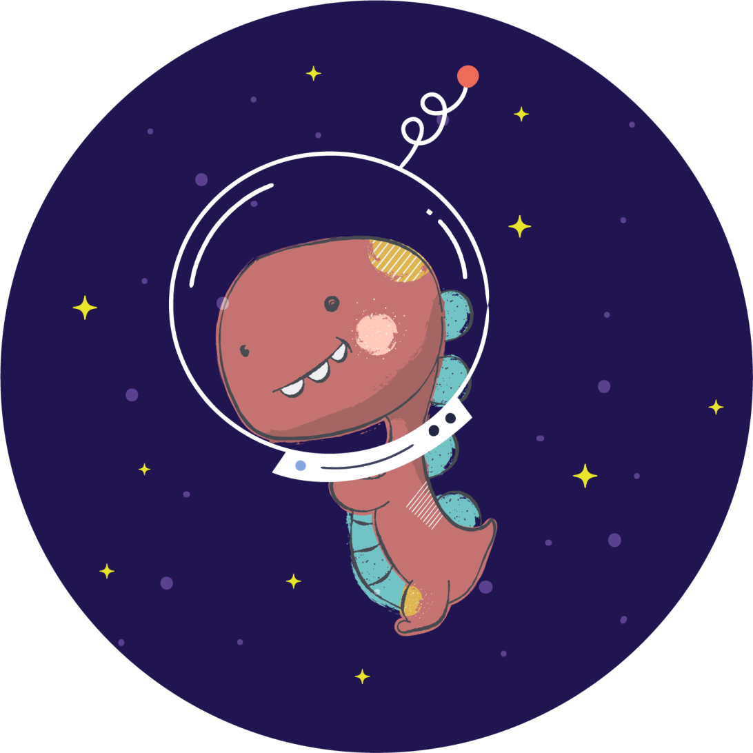 Vinyl teppe dyr romt-rekse - Tenstickers