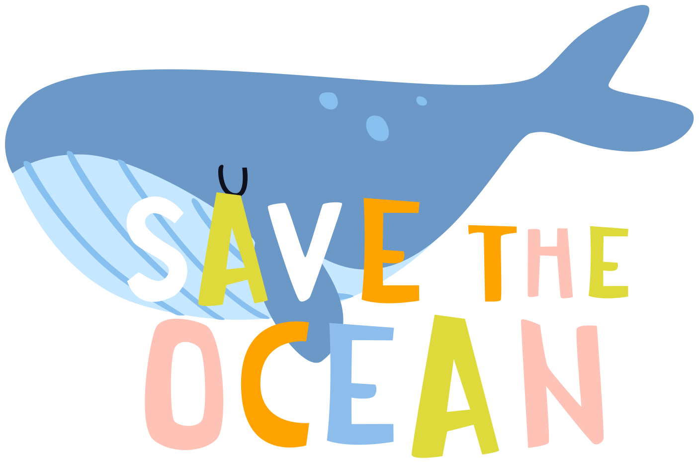 Vinyl teppe dyr redde havet beluga - Tenstickers