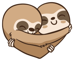 Vinyl teppe dyr anime dovendyr hjerte - Tenstickers