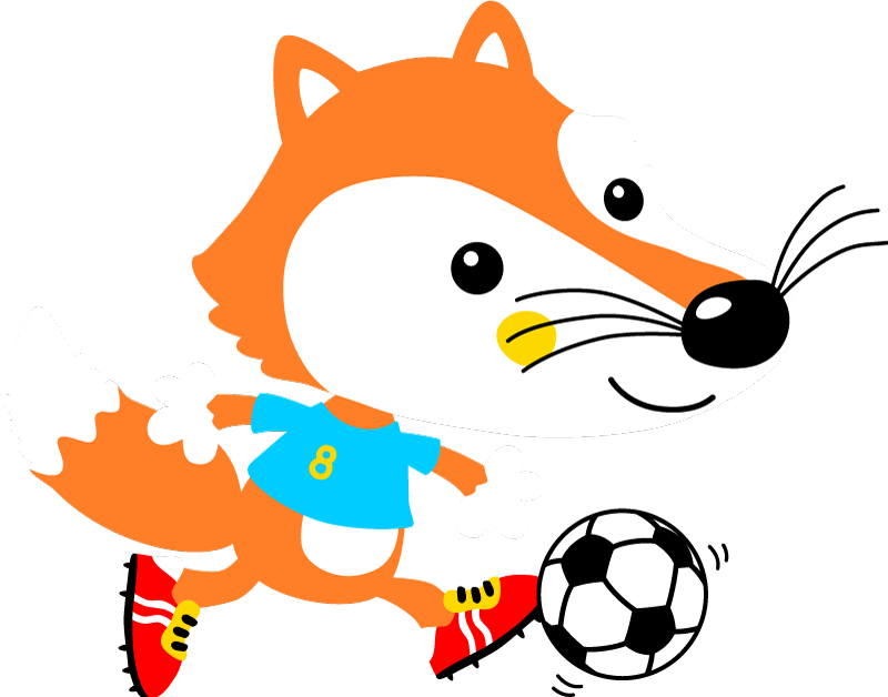 Vinyl teppe dyr morsom rev figur - Tenstickers