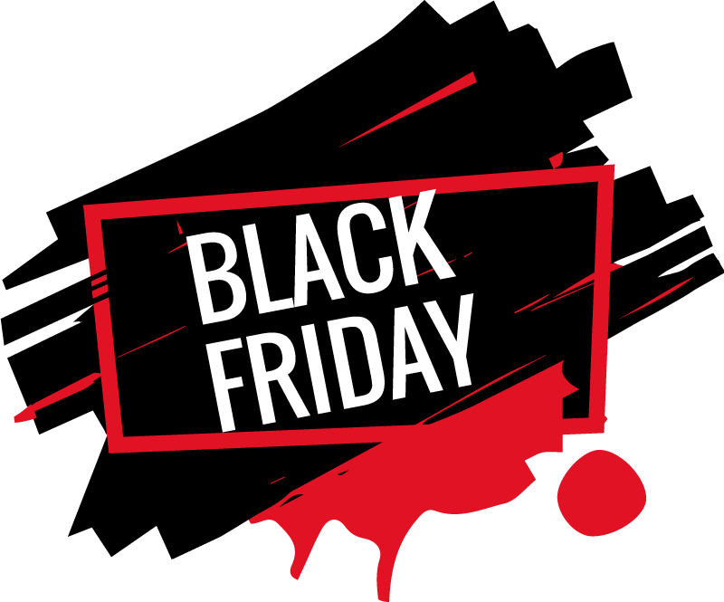 Black friday vinylteppe moderne klistremerke - Tenstickers