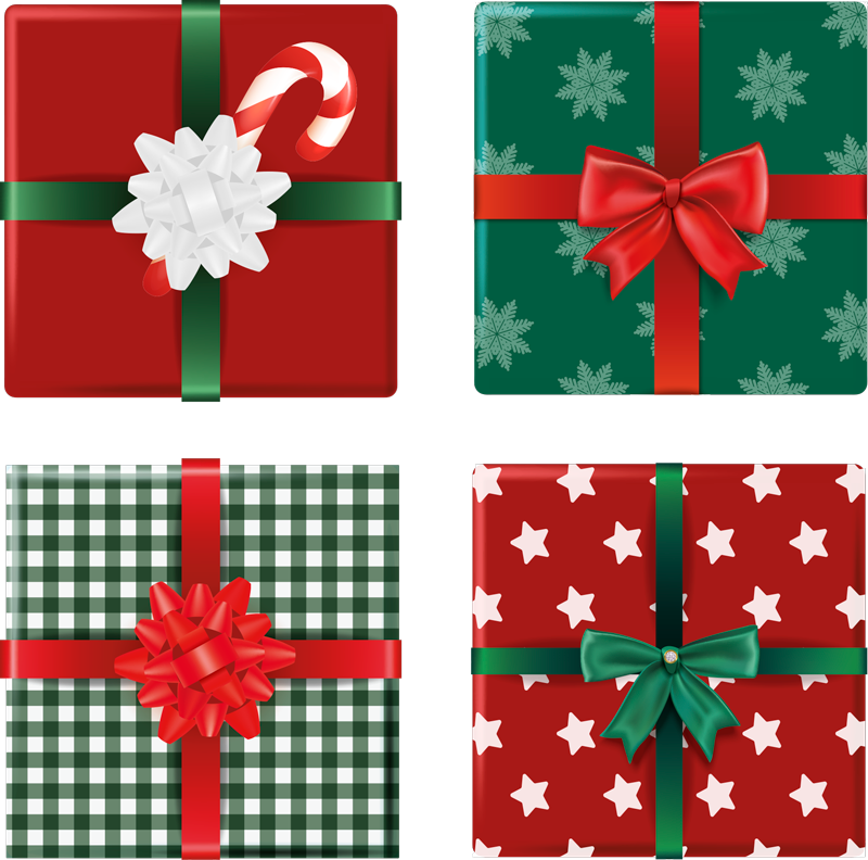 Jul vinyl teppe gaveesker pakke fliser - Tenstickers